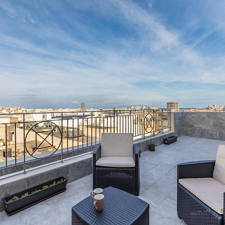 Terrace View- A Charming Two Bedrooms Penthouse Ac-Wifi Msida Eksteriør billede