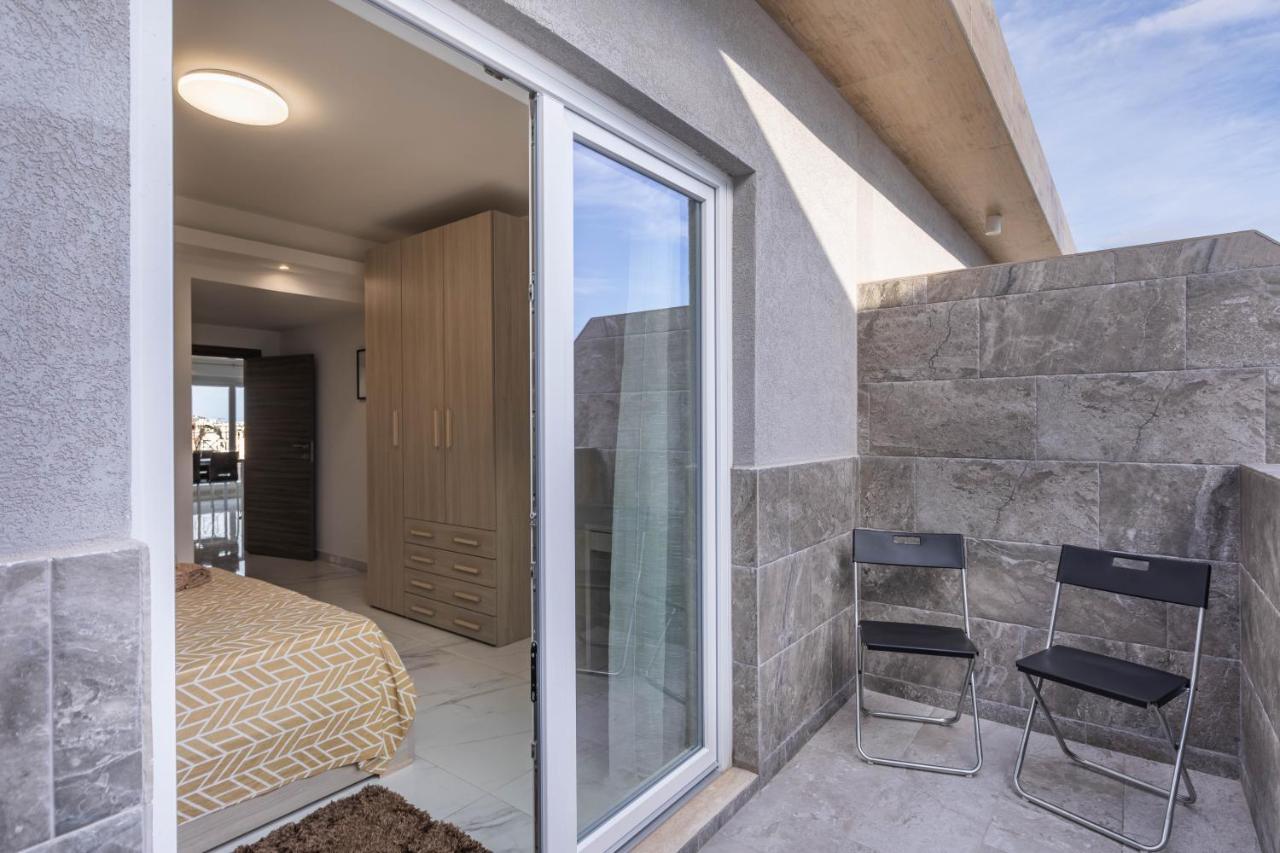 Terrace View- A Charming Two Bedrooms Penthouse Ac-Wifi Msida Eksteriør billede