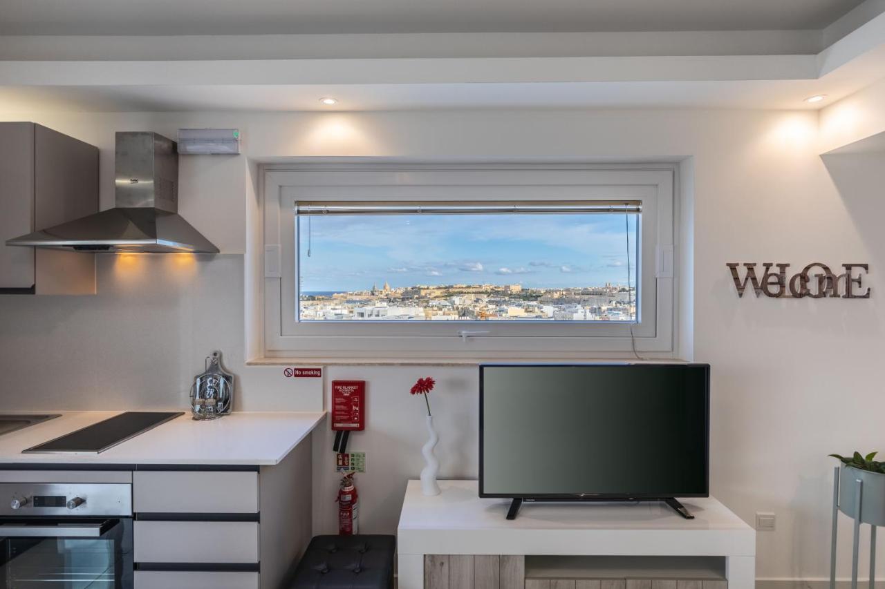Terrace View- A Charming Two Bedrooms Penthouse Ac-Wifi Msida Eksteriør billede